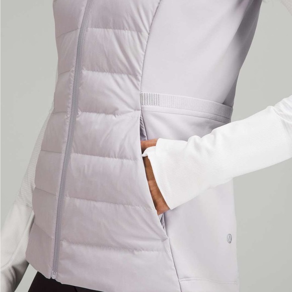 NWT Lululemon Down For It All Vest insulated puffer goose - Dark Chrome - Picture 5 of 14